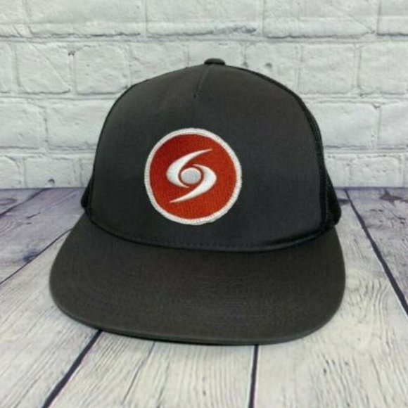 YUPOONG The Classics Hat Cap Snapback Black Gray Trucker Mesh Sew on Patch Logo - Picture 1 of 10